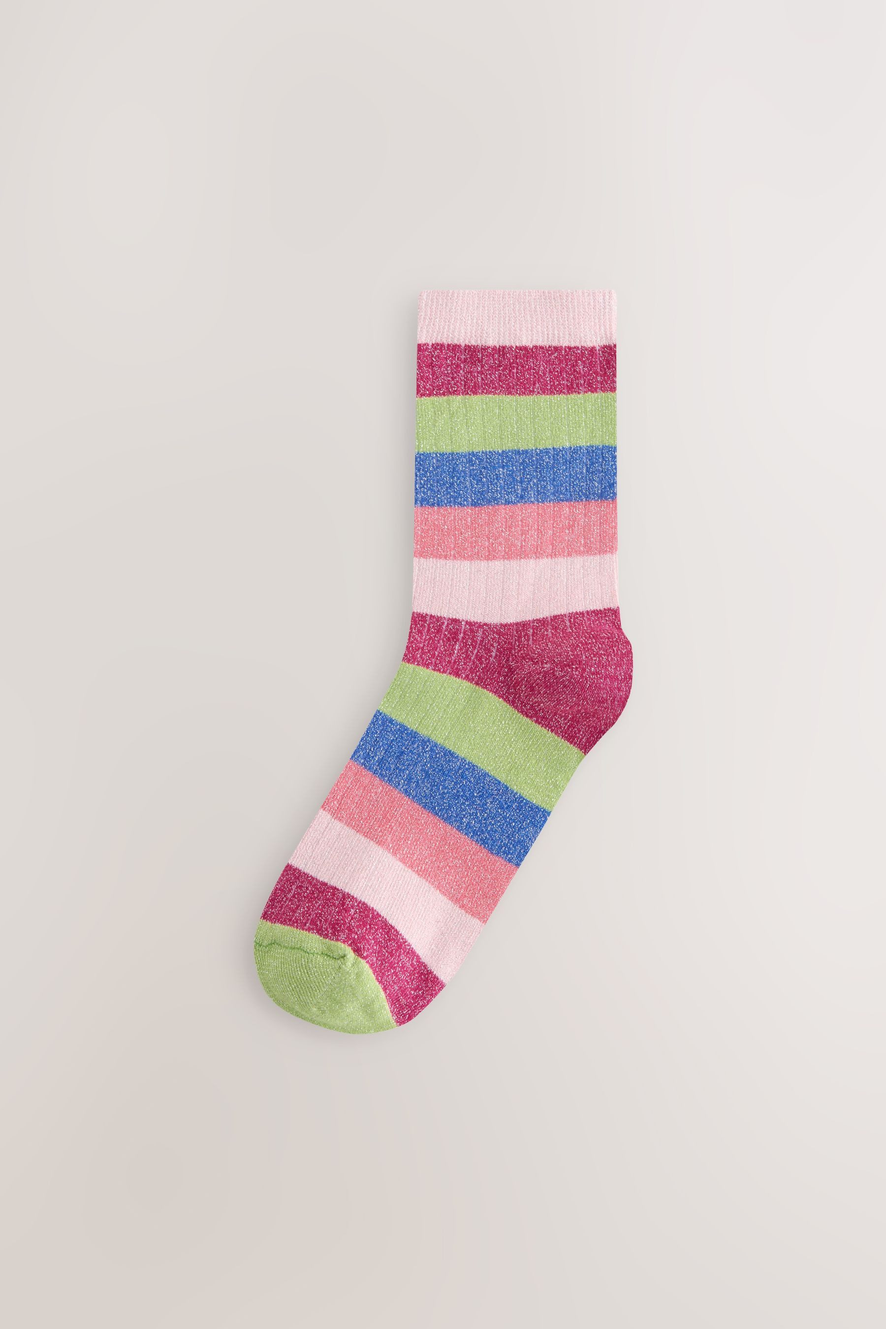 Next Kurzsocken Söckchen mit Glitzerstreifen, 3er-Pack (1-Paar)