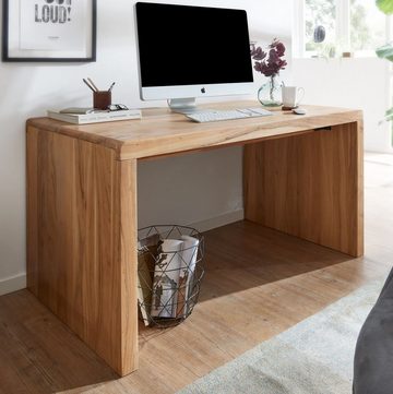 KADIMA DESIGN Schreibtisch Computertisch TEKO, Handgefertigter Bürotisch mit viel Stauraum