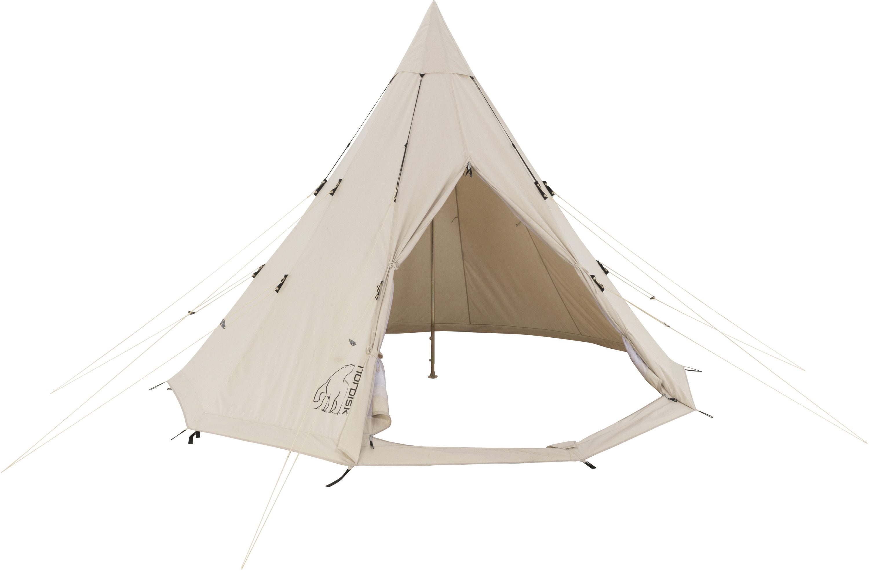 Nordisk Gruppenzelt ALFHEIM 12.6 TECHNICAL COTTON, Personen: 6 (6 tlg)