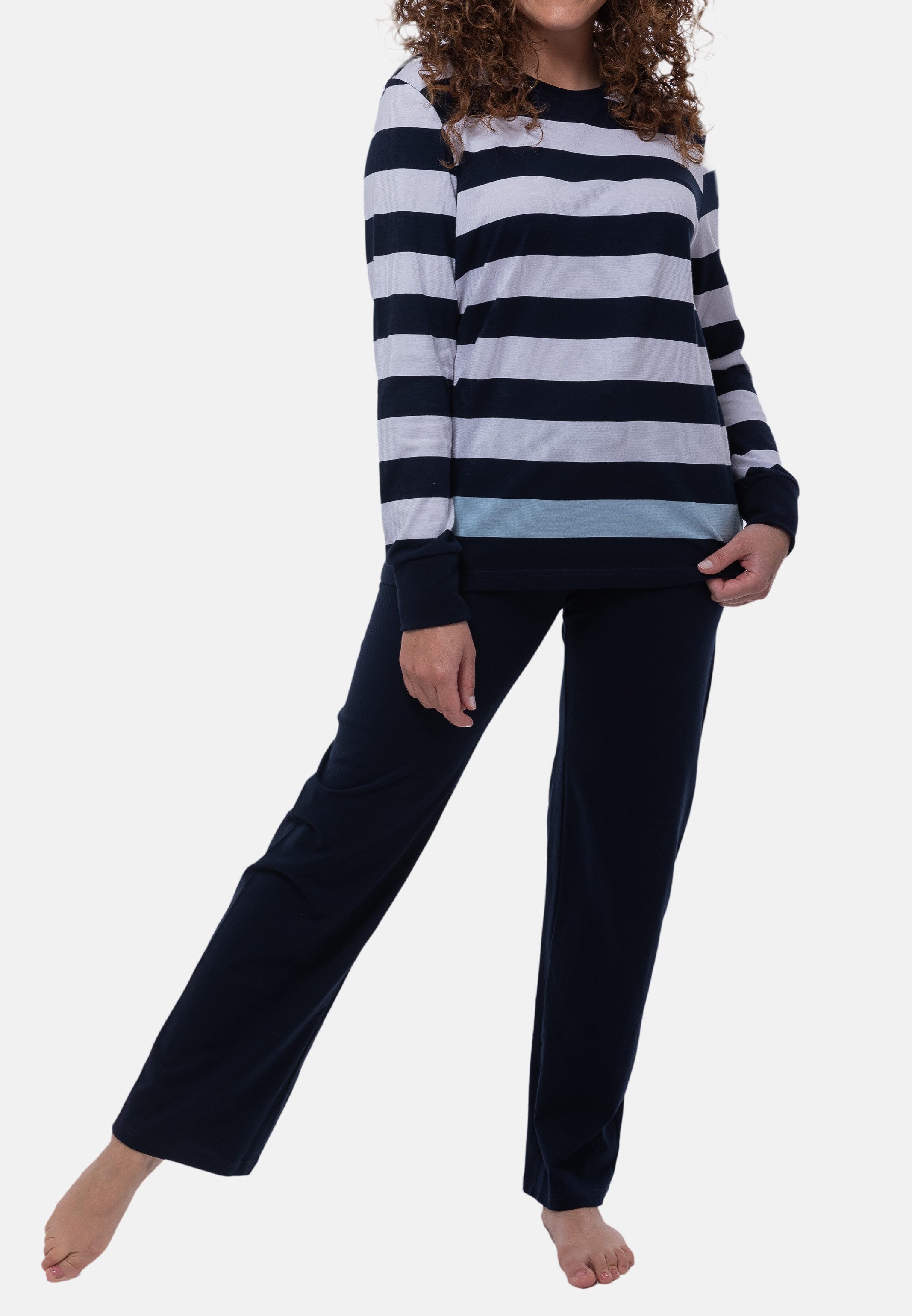 Ammann Pyjama Night & Home (Set, 2 tlg) Schlafanzug - Baumwolle - Atmungsaktiv