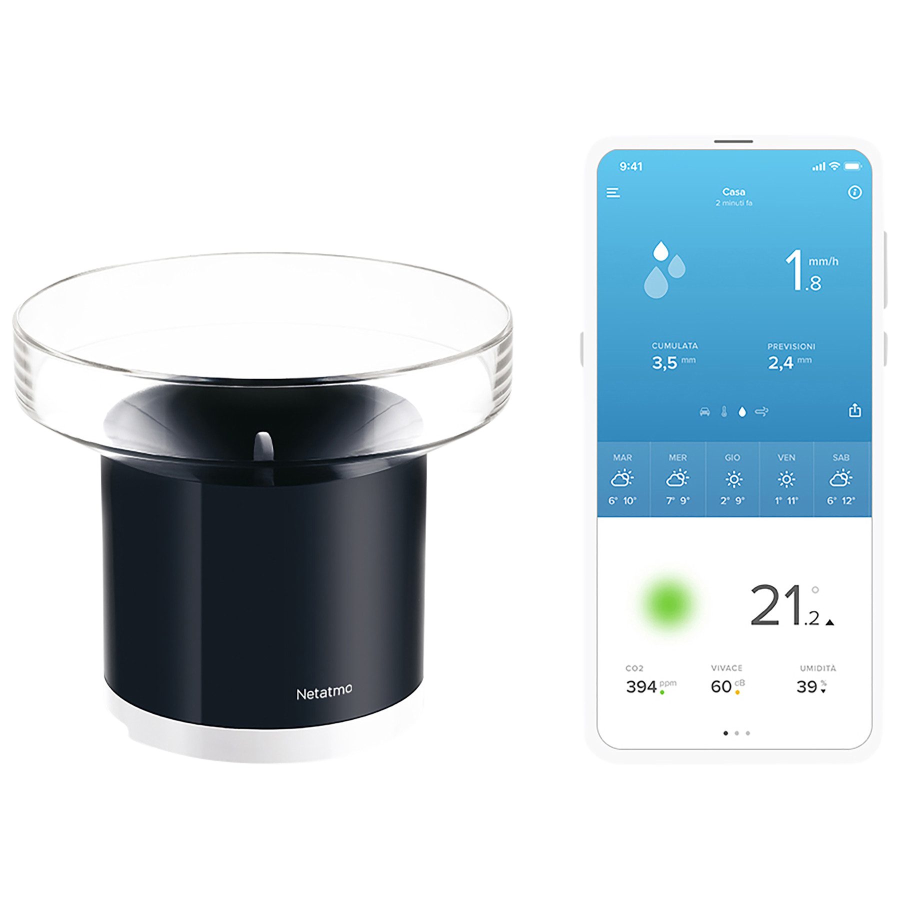 Netatmo NETATMO Regenmesser NRG01-WW Regenmesser