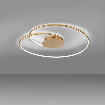 Paul Neuhaus LED Deckenleuchte NASTRO, LED fest integriert, Warmweiß