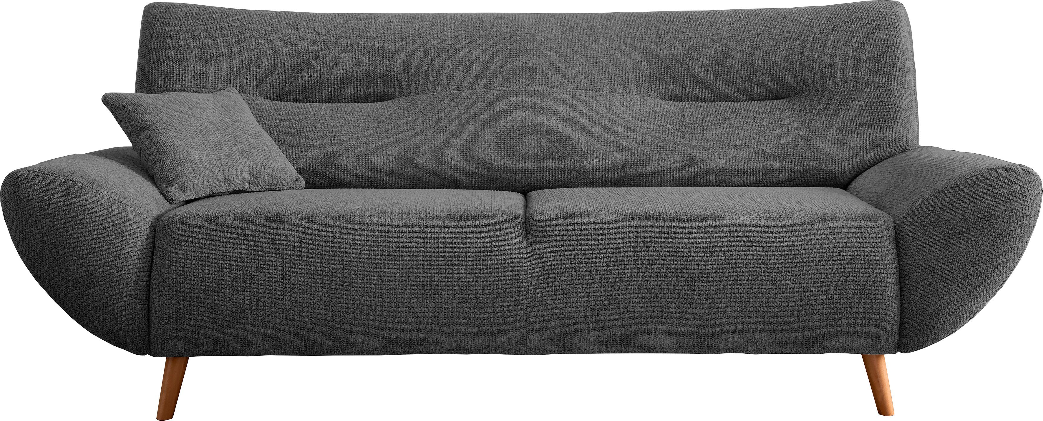 Home affaire Polstergarnitur Drago, modern und zeitlos, aktuelle Formensprache, komfortabel, (Set, 2-tlg., 3-Sitzer und 2-Sitzer), als Sessel/Polsterecke erhältlich, versch. Stoffe, inkl. 2 Zierkissen