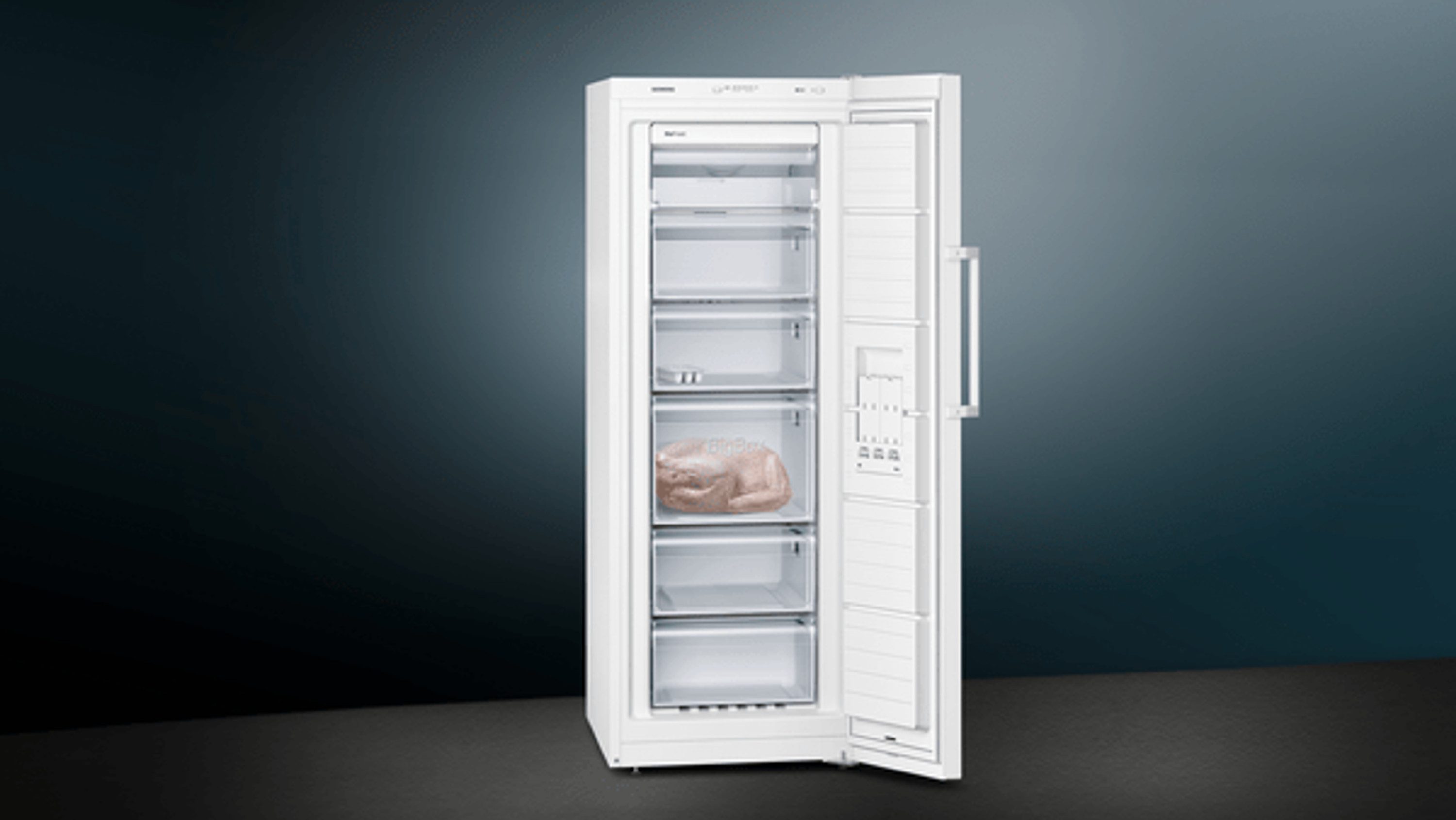 SIEMENS Gefrierschrank iQ300 GS29NFWEV, 161 cm hoch, 60 cm breit