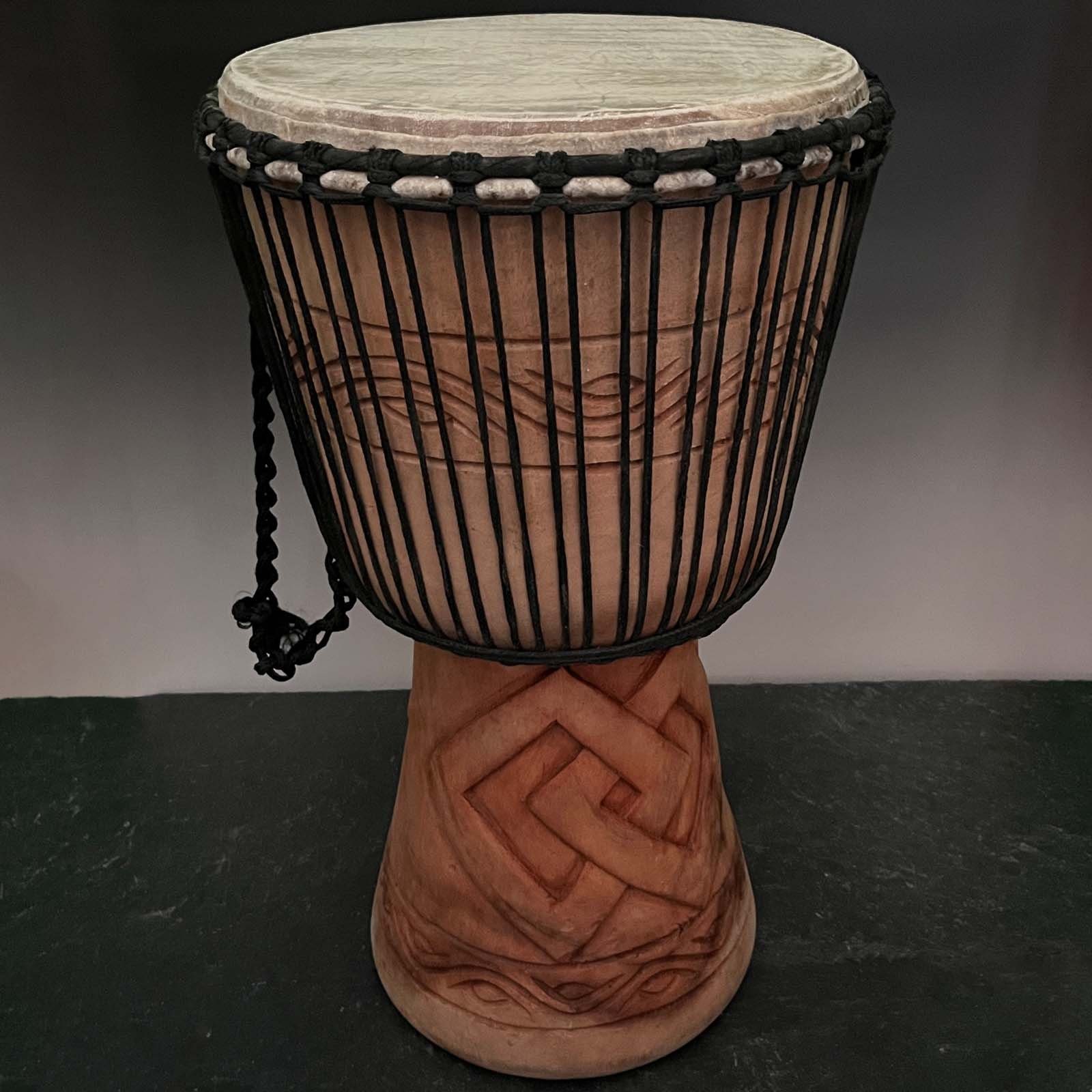 Asien LifeStyle kleine Trommel 60cm Profi Djembe Trommel Afrika Ghana ...