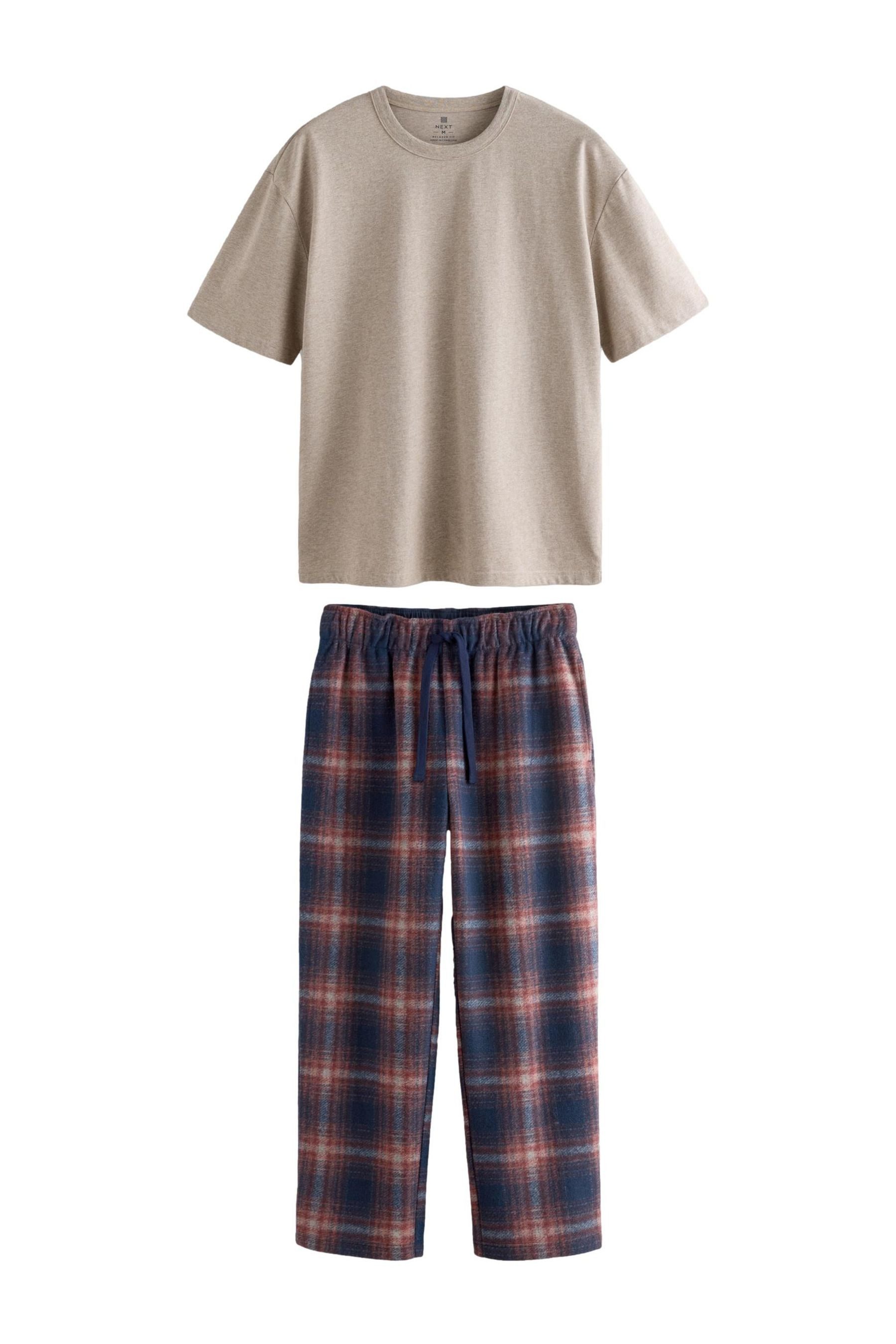 Next Pyjama Kuscheliger, angerauter Schlafanzug (2 günstig online kaufen