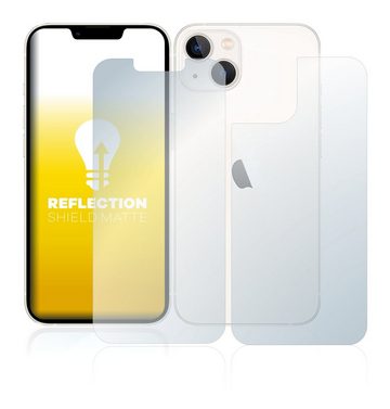 upscreen Schutzfolie für Apple iPhone 13 (Display+Rückseite), Displayschutzfolie, Folie matt entspiegelt Anti-Reflex