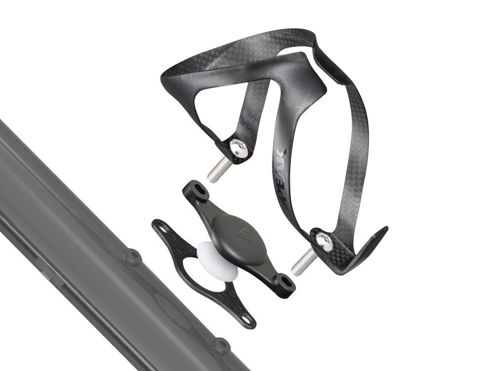 Topeak "CageMount" bicycle bottle cage, bicycle bottle cage mount for the Airtag, Bikefinder, for the Airtag