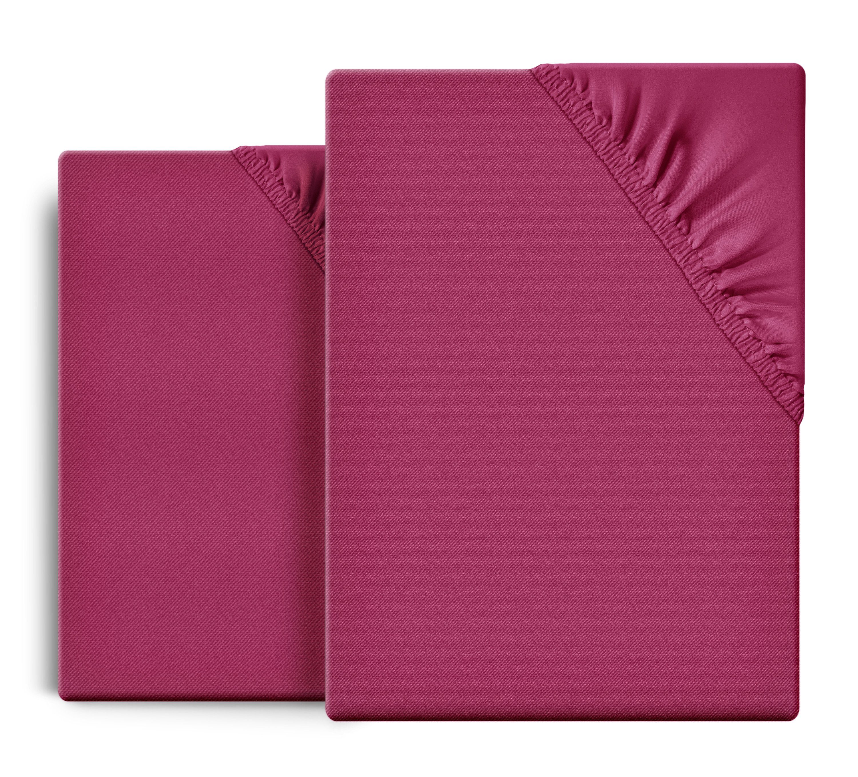 Beautex Spannbettlaken 2er Set Spannbetttuch Bettlaken günstig online kaufen