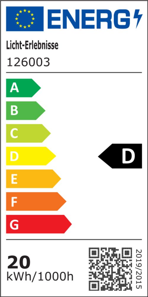 Energieeffizienzklasse: 