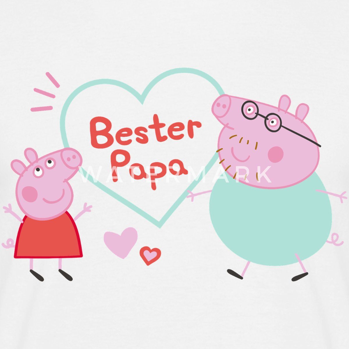 Spreadshirt T-Shirt Peppa Pig Design Bester günstig online kaufen