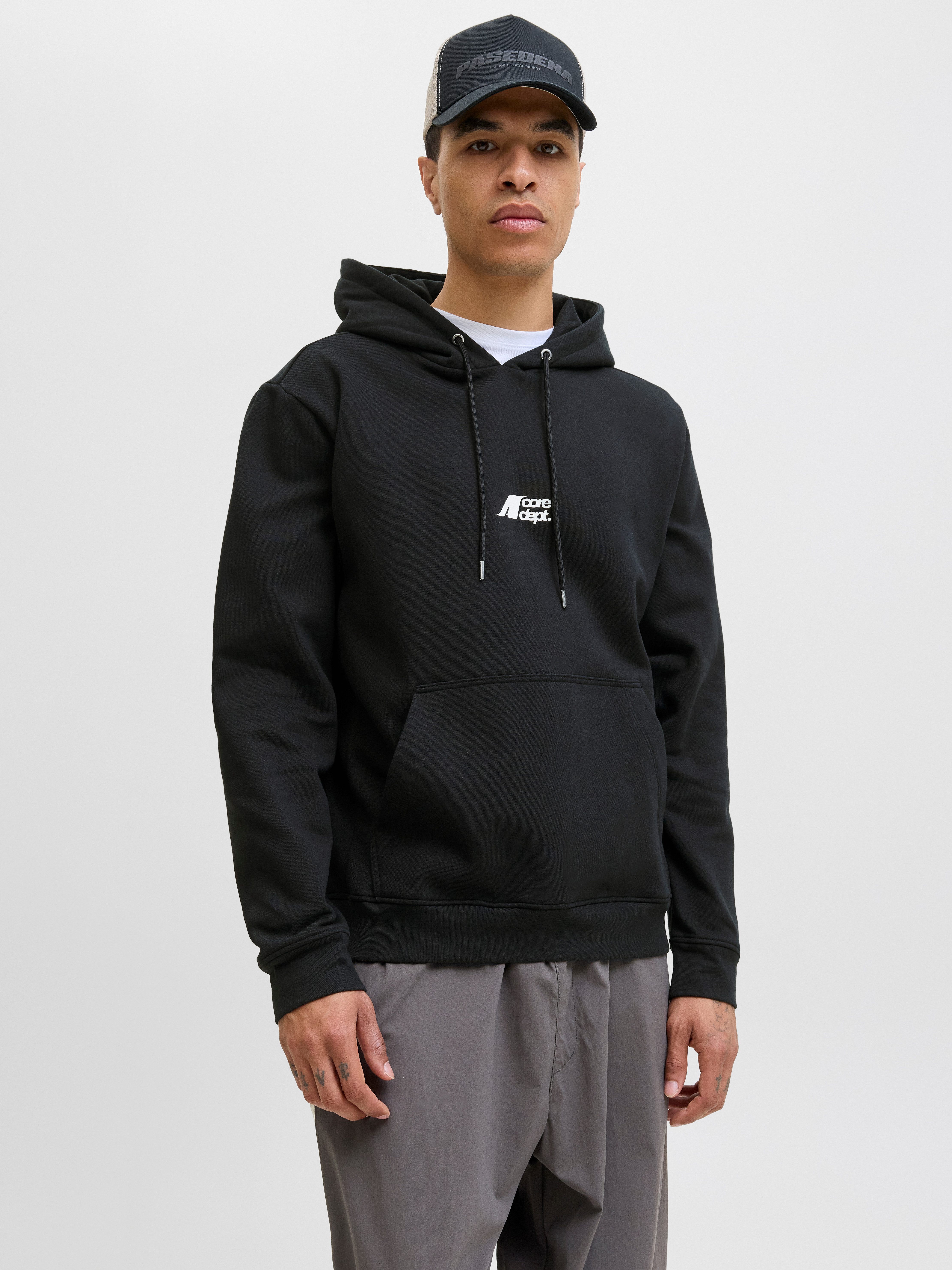Jack & Jones Kapuzensweatshirt JCOTIER PRINT SWEAT HOOD günstig online kaufen