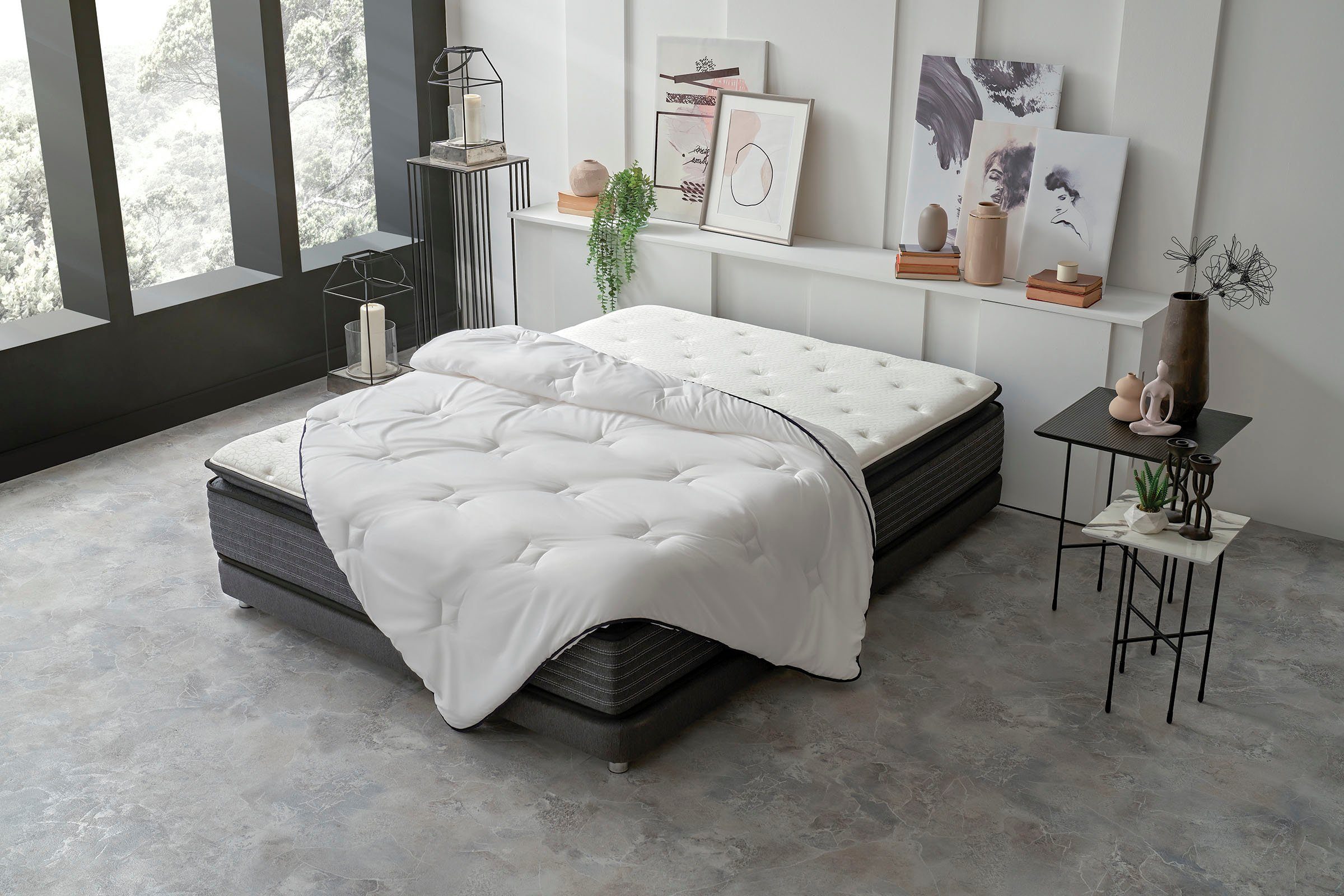 Yatas Bedding Microfaserbettdecke Dacron-Light®, Bettdecke 135x200 cm & weitere Größen, Sommer, Herbst, allergiker geeignet (Hausstauballergiker)