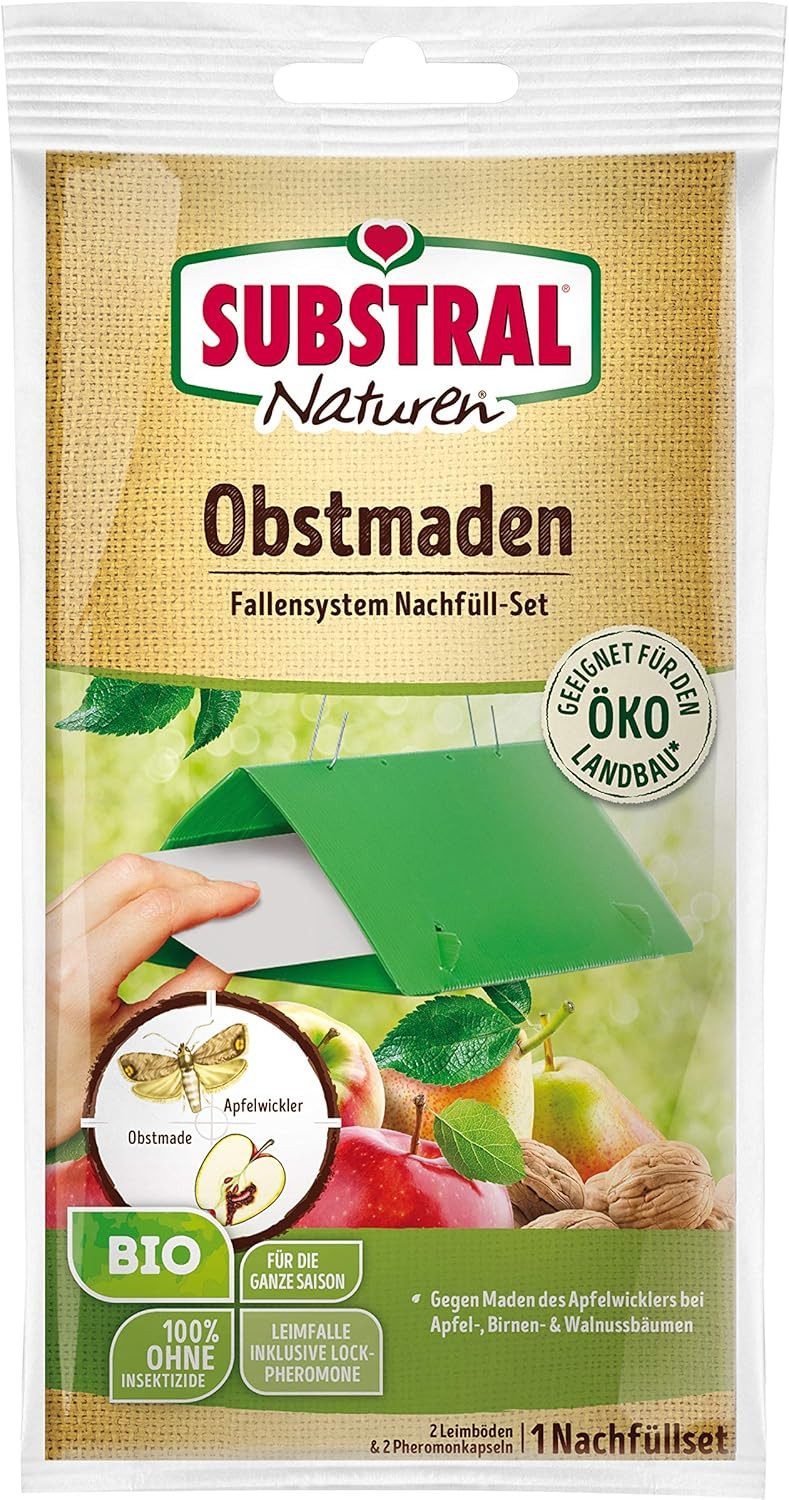 Insektenfalle Substral Naturen Obstmaden-Falle Nachrüstset, gegen Apfelwickler