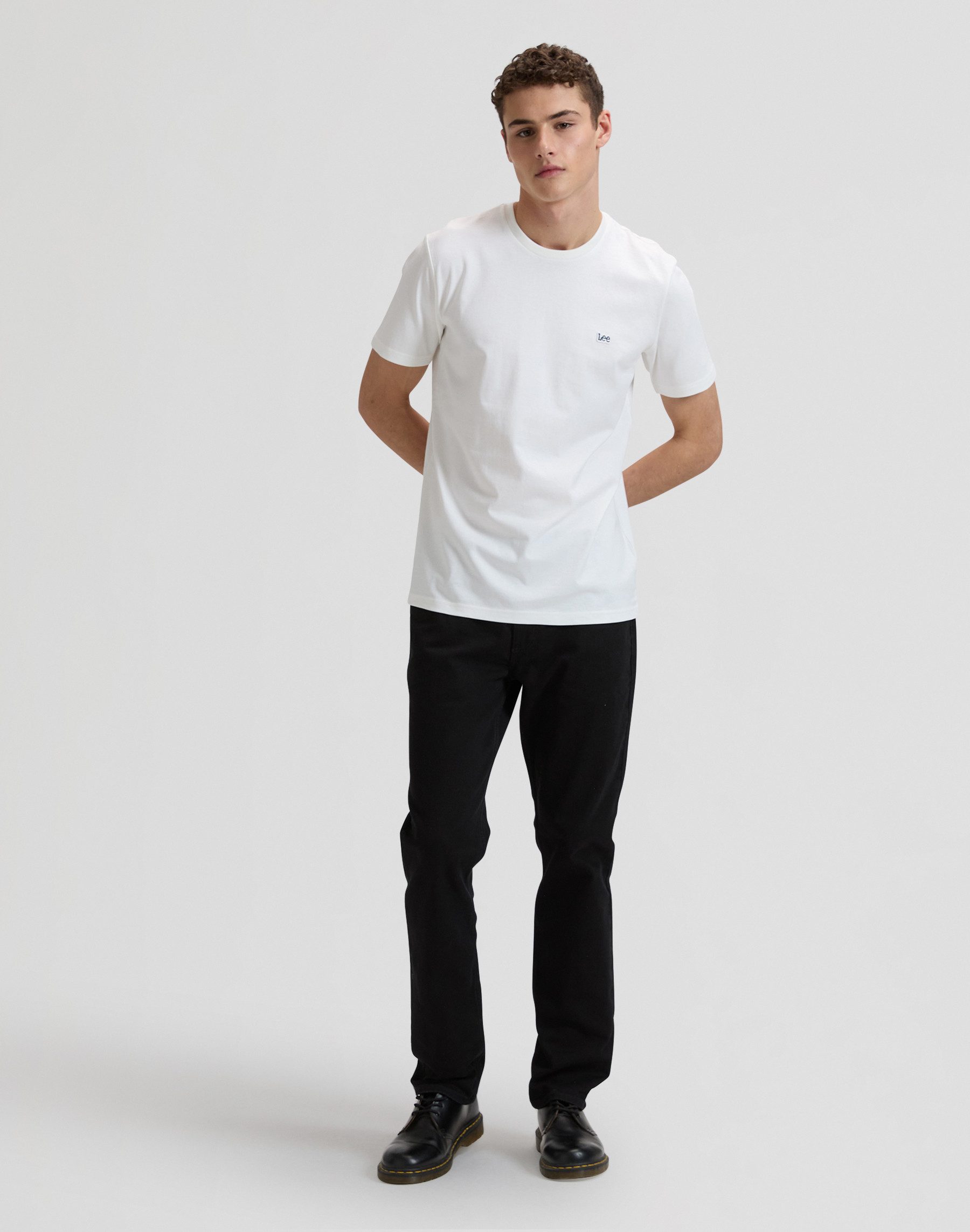 Lee® T-Shirt KA PATCH LOGO Auch ideal zum Unterziehen – Bild 5 von 5