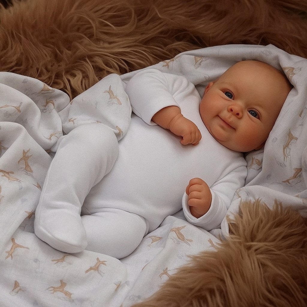 RWEUOQ Babypuppe Simulationspuppen, weiche Silikon-Baby-Puppen (1-tlg., günstig online kaufen