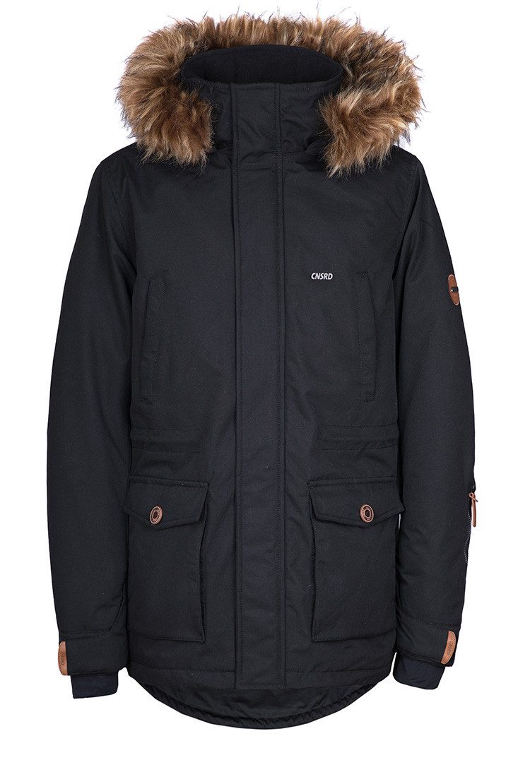 CNSRD Funktionsparka TRAVIS PARKA OS MEN mit hochschließendem Kragen und Kapuze