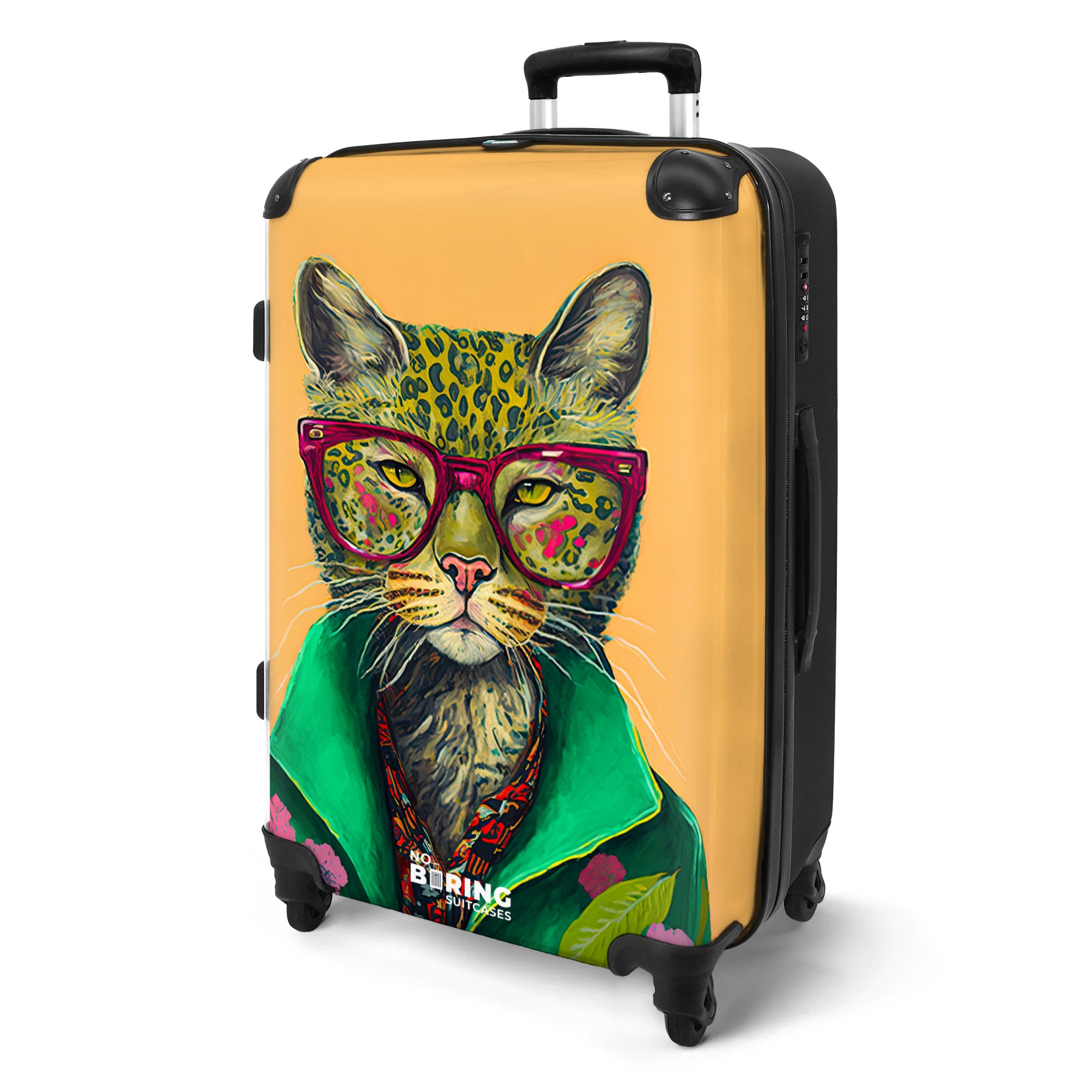 NoBoringSuitcases.com© Hartschalen-Trolley Tiere - Katze - günstig online kaufen