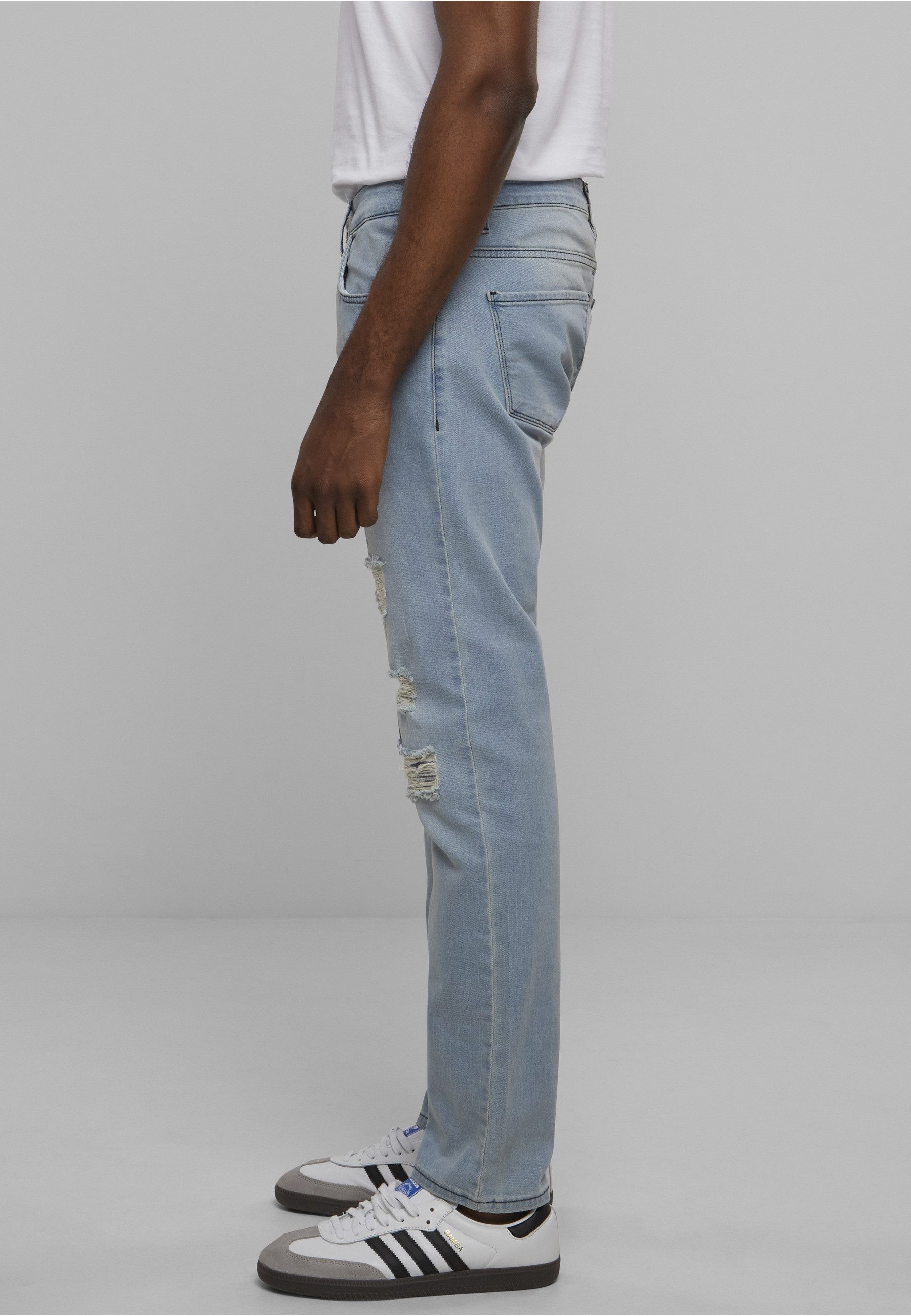2Y Premium Bequeme Jeans 2Y Premium Herren 2Y Destroyed Slim Fit Denim