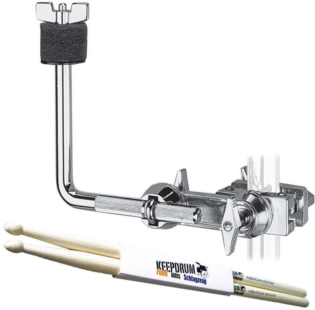 Dixon Schlagzeug Dixon PA-ACM-SP Beckenhalter Klammer mit Schlagzeugstöcken