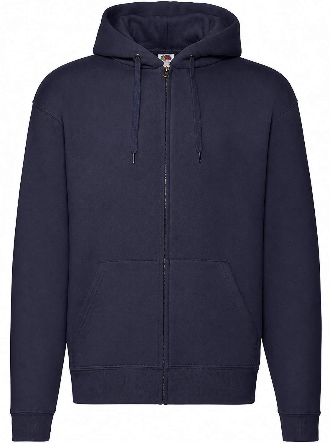 Fruit of the Loom Kapuzensweatjacke Premium Hooded Sweat-Jacket