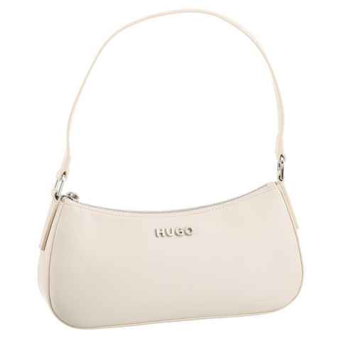 HUGO Schultertasche Chris SM Hobo R., im dezenten Stil Handtasche Damen, Tasche Damen Recycelte Materialien