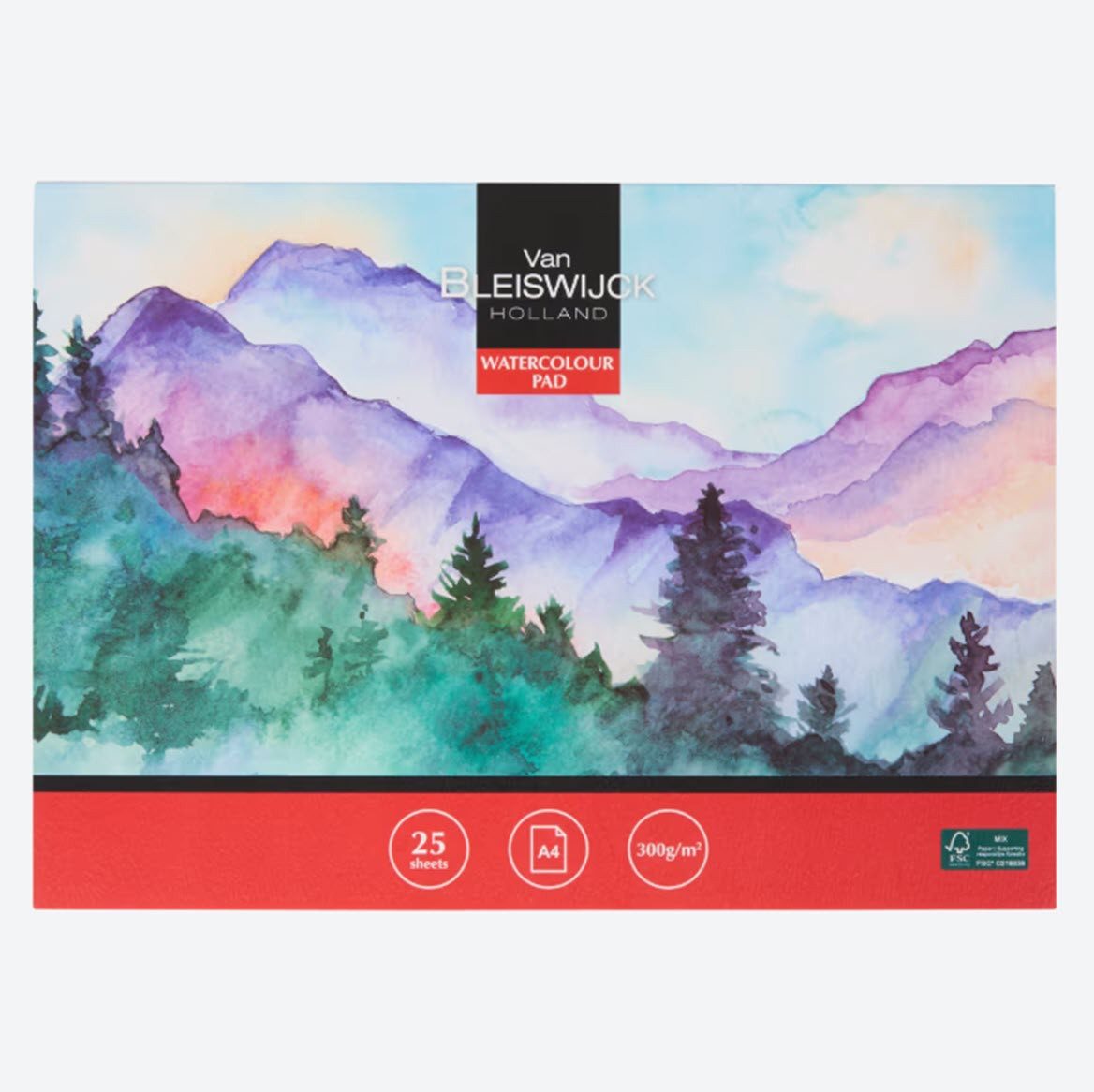 Spectrum Malblock Aquarellblock 2 Stück je 25 Blatt A4