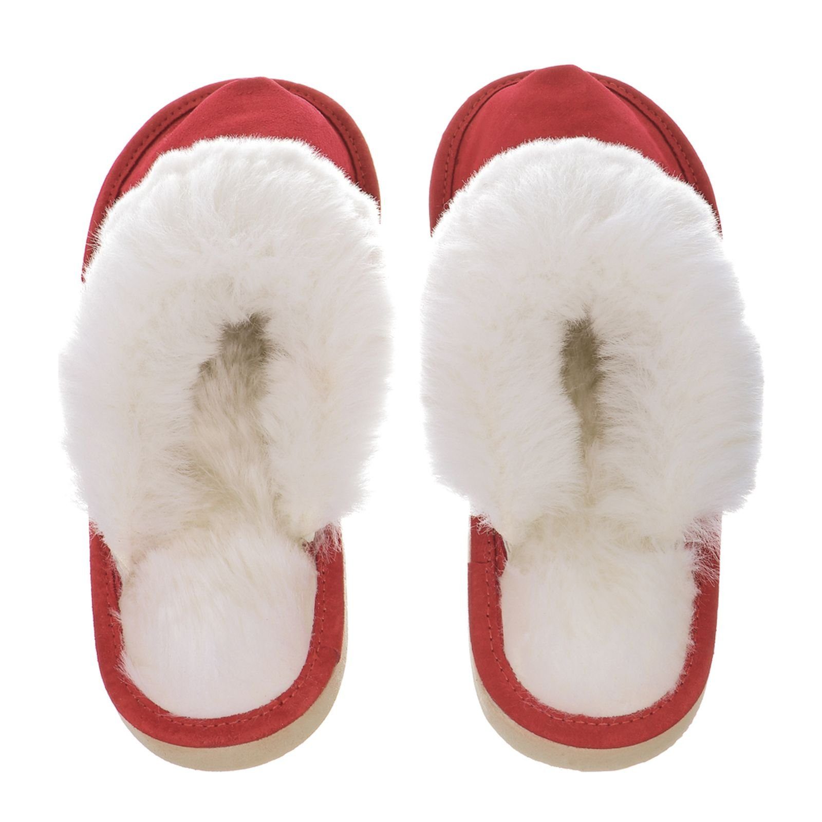 Hollert Hausschuh Pantoffel Damen Puschen Malibu Hausschuhe Merino Schaffell Echtleder