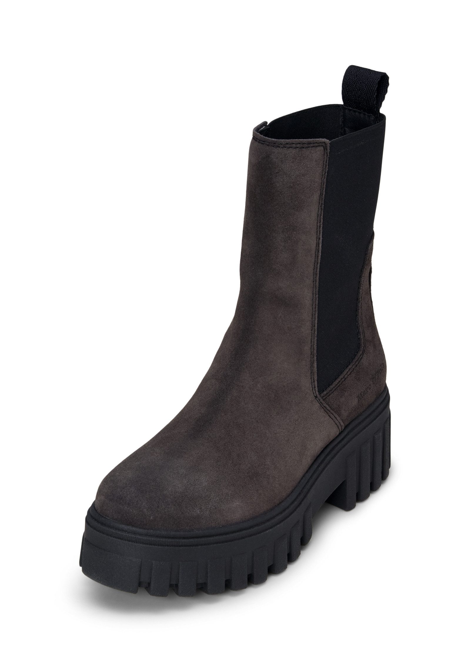 Marc O'Polo aus geöltem Veloursleder Chelseaboots