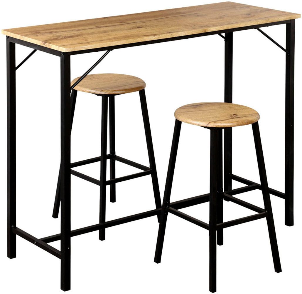 KESPER® Bargruppe KESPER Küchenbar 3tlg., FSC, (3-tlg), inkl. 2 Barhocker