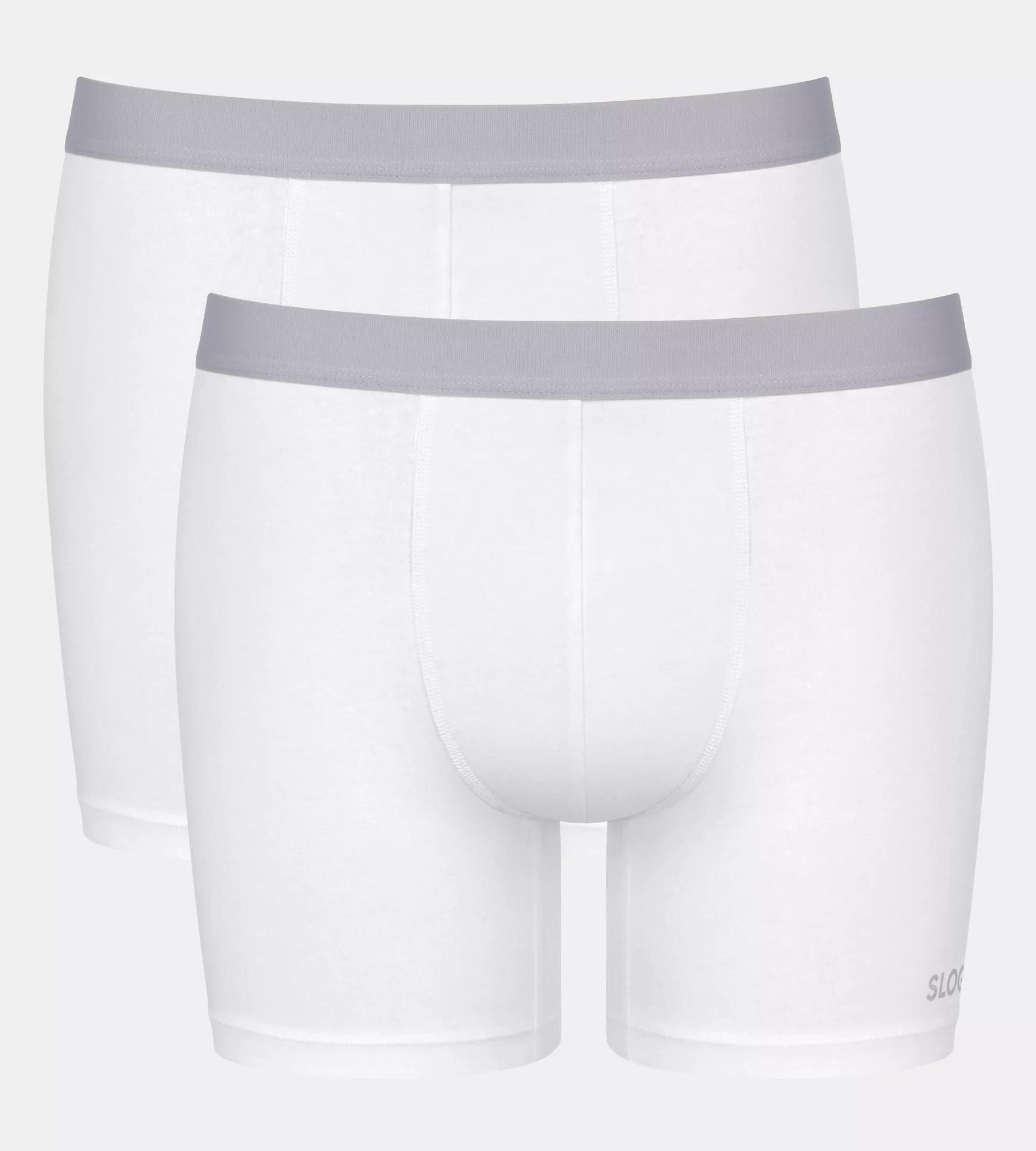 Sloggi Boxer Men GO ABC 2.0 (2er Pack) längeres Bein, Baumwollmix, weich, elastischer Bund