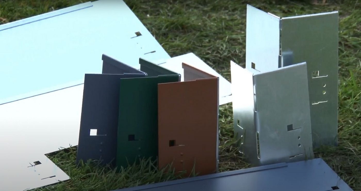 Thumbnail - Green-split Rasenkante Rasenkanten Metall Länge 120 cm Beeteinfassung