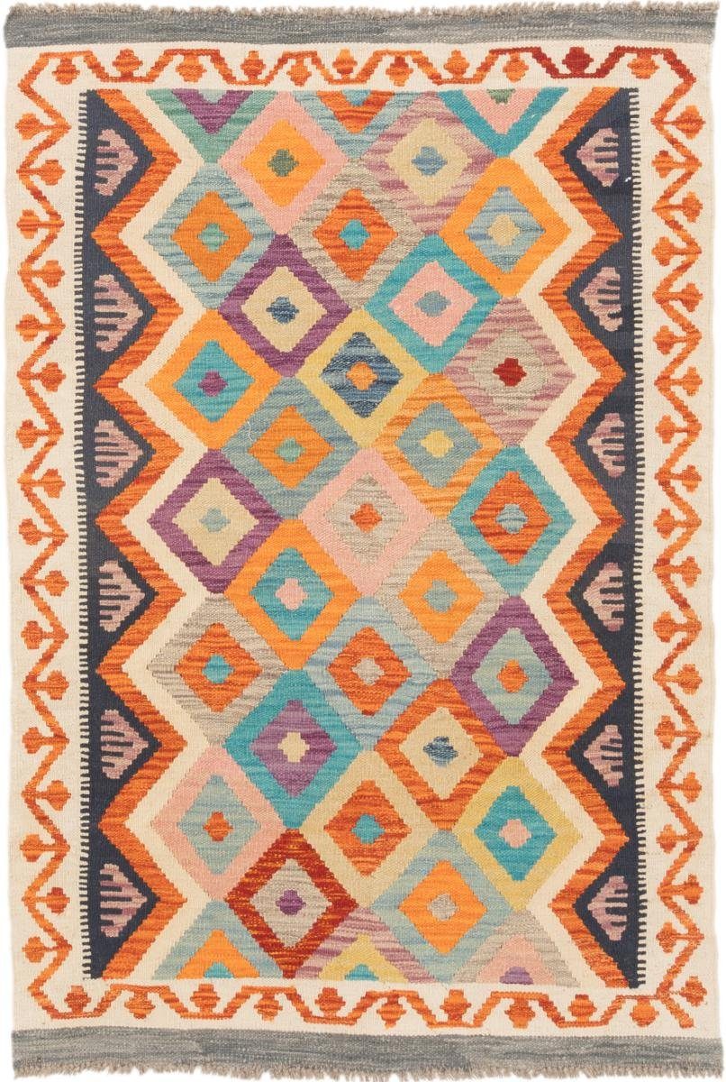Orientteppich Kelim Orientteppich, 106x155 Nain rechteckig, Trading, Afghan 3 Höhe: Handgewebter mm
