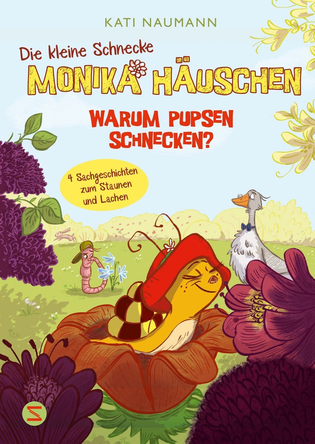 Die kleine Schnecke Monika Häuschen 2: Warum pupsen Schnecken? / Kati Naumann, Warum pupsen Schnecken? Sachgeschichten zum Staunen und Lachen, Lehrreich und witzig für Kinder ab 6 Jahren, 4 Vorlesegeschichten über Flora und Fauna