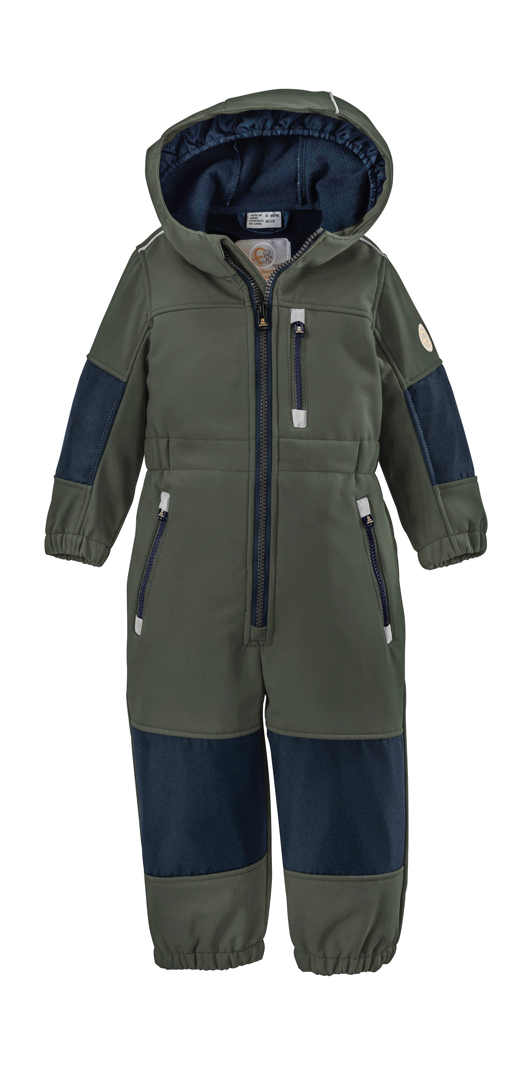 first instinct by killtec Overall FIOW 35 MNS ONPC Softshellanzug mit Fleece Innen, wasserabweisend, winddicht