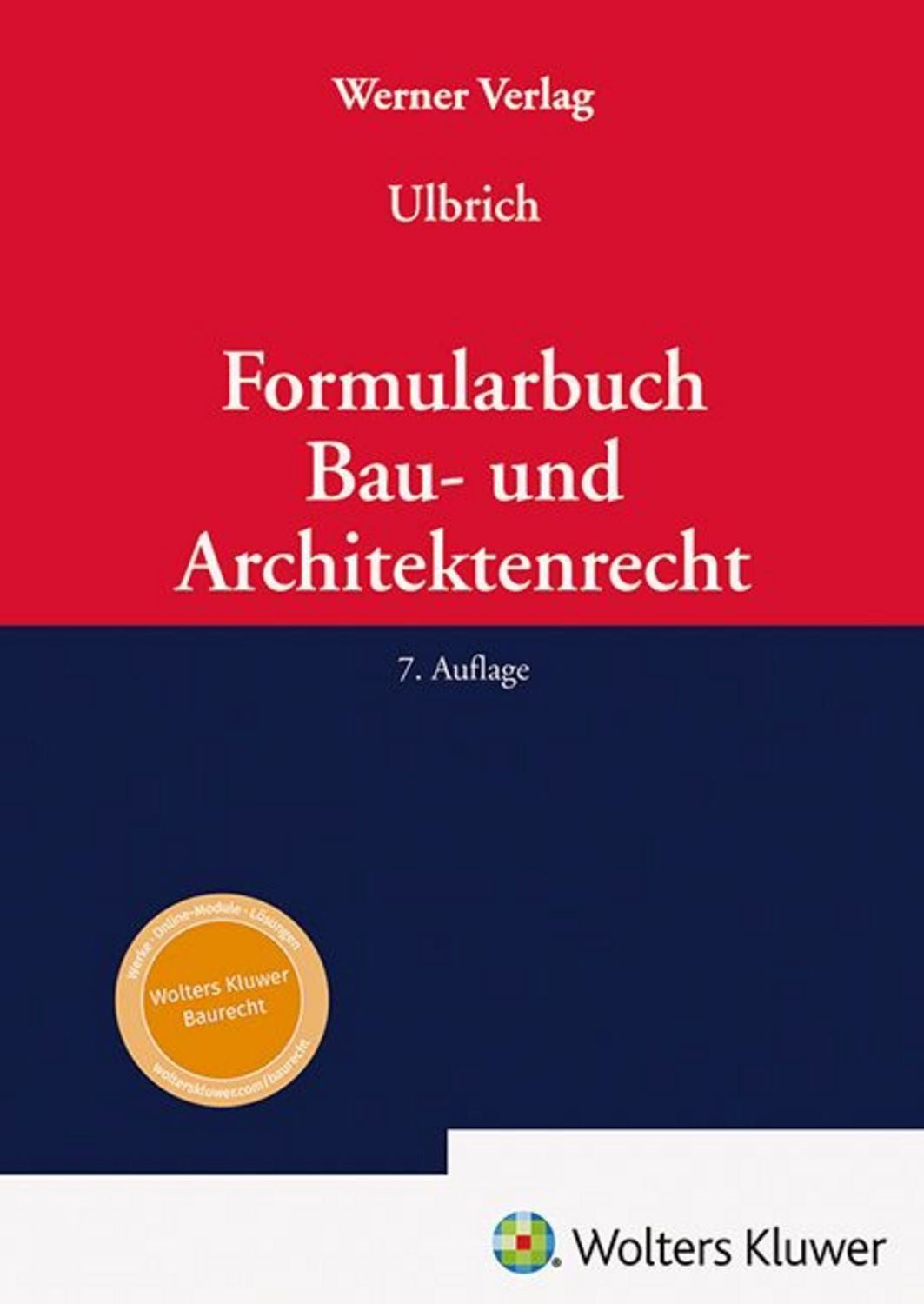 Formularbuch Bau- und Architektenrecht / diverse