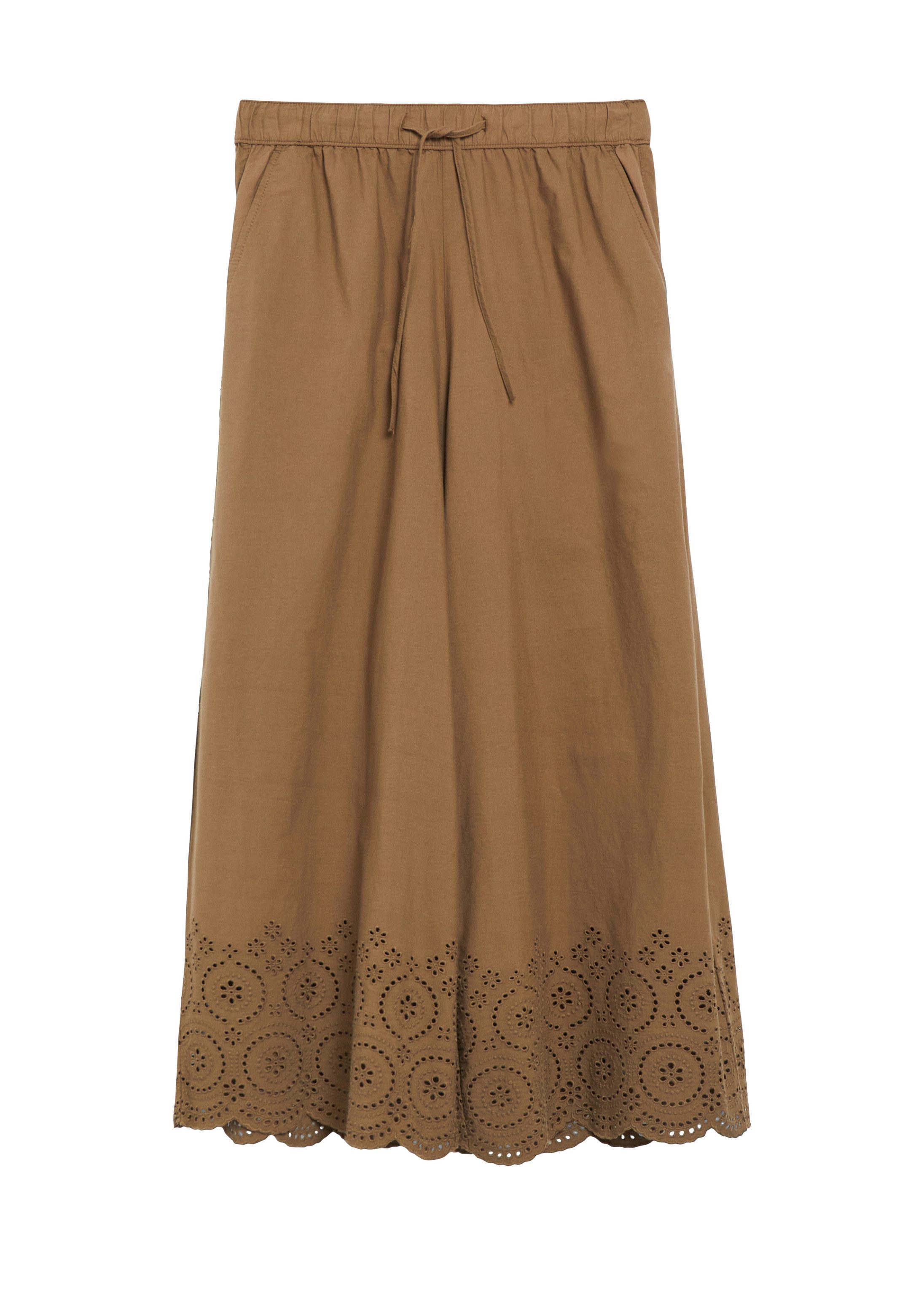 s.Oliver Culotte Hose Baumwollculotte mit Lochstickerei