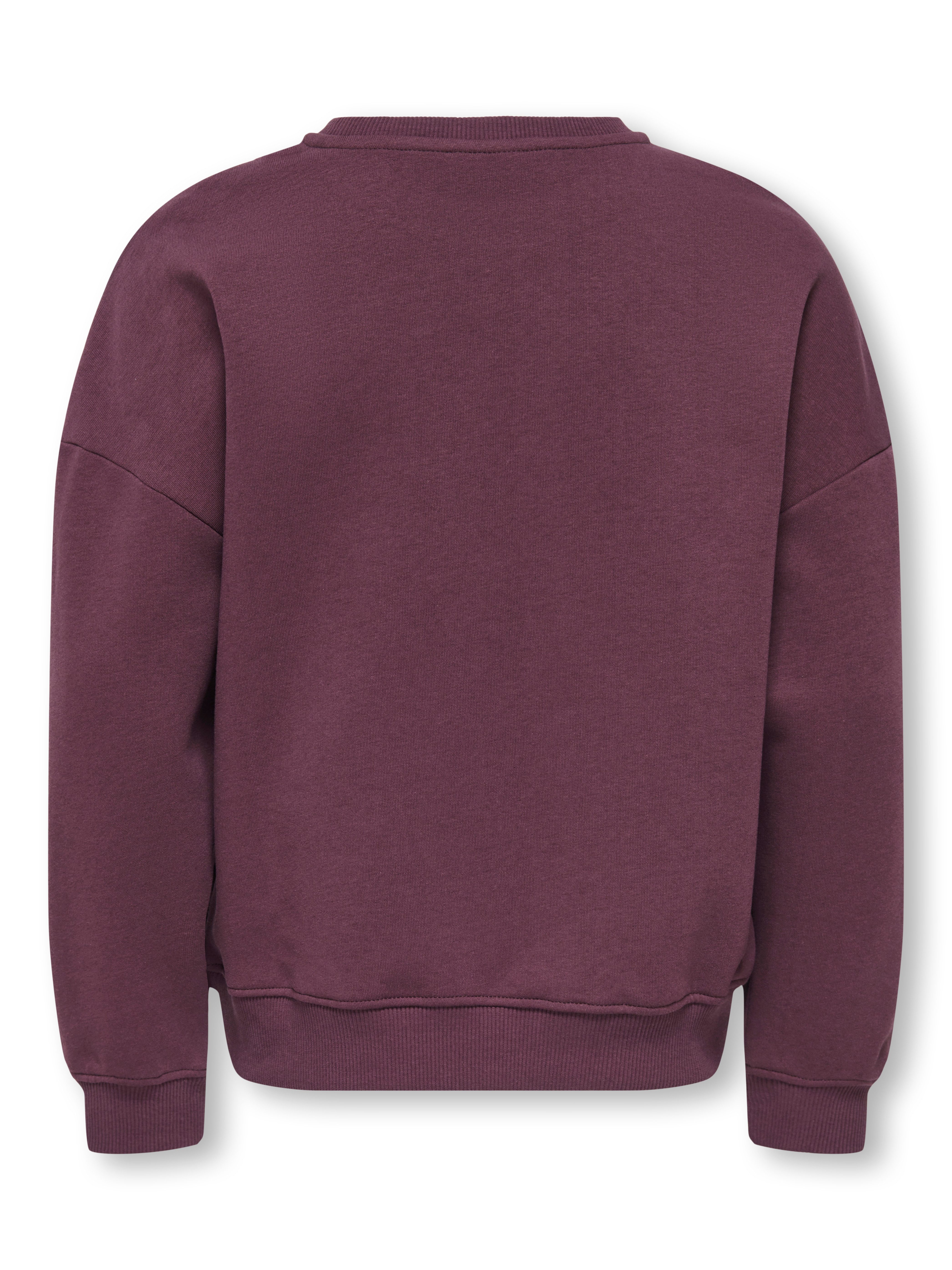 KIDS ONLY Sweatshirt KOGBILA L/S OVZ PRINT O-NECK SWT NOOS Baumwollmischung, oversize