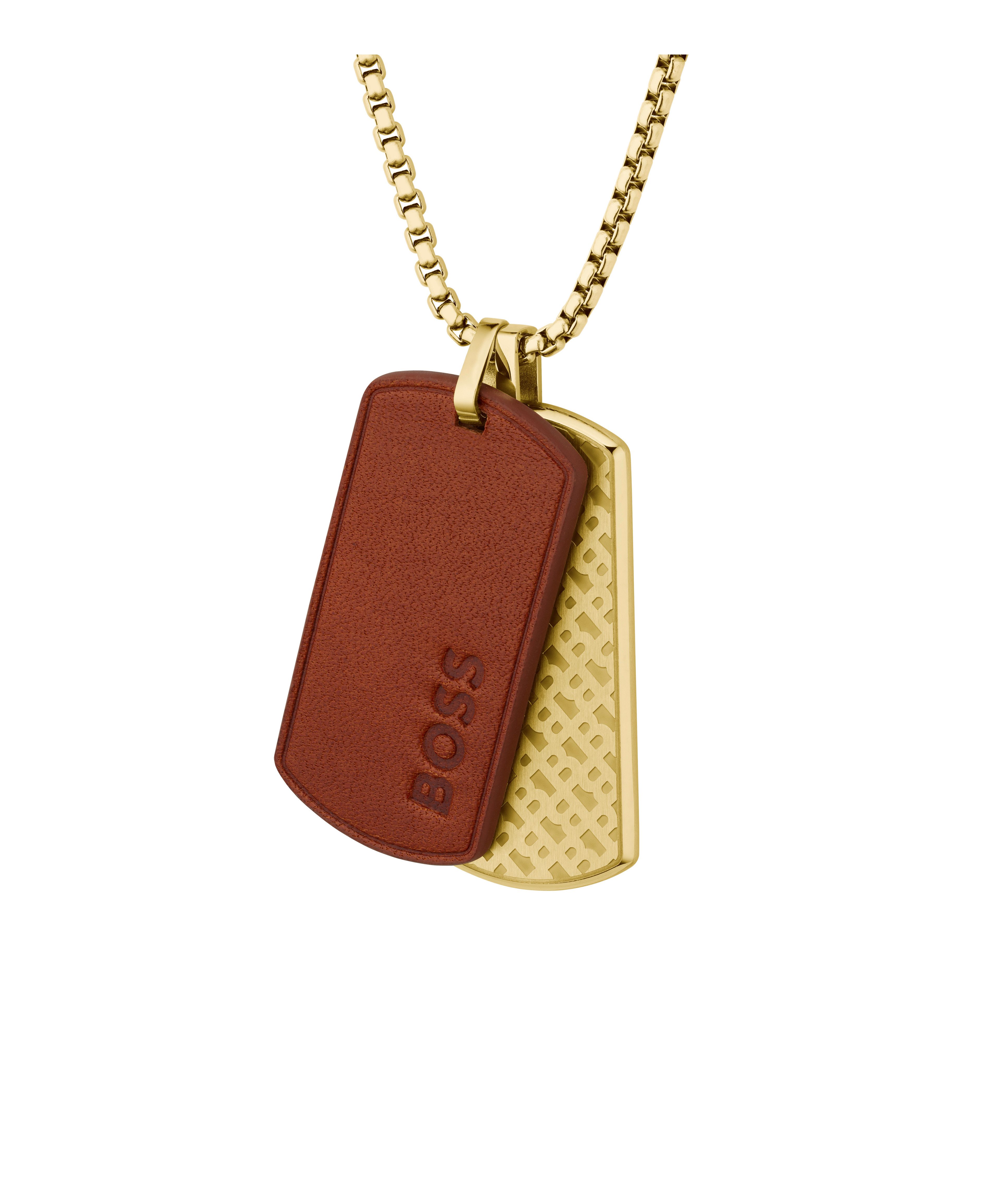 BOSS Kette mit Anhänger DEVON