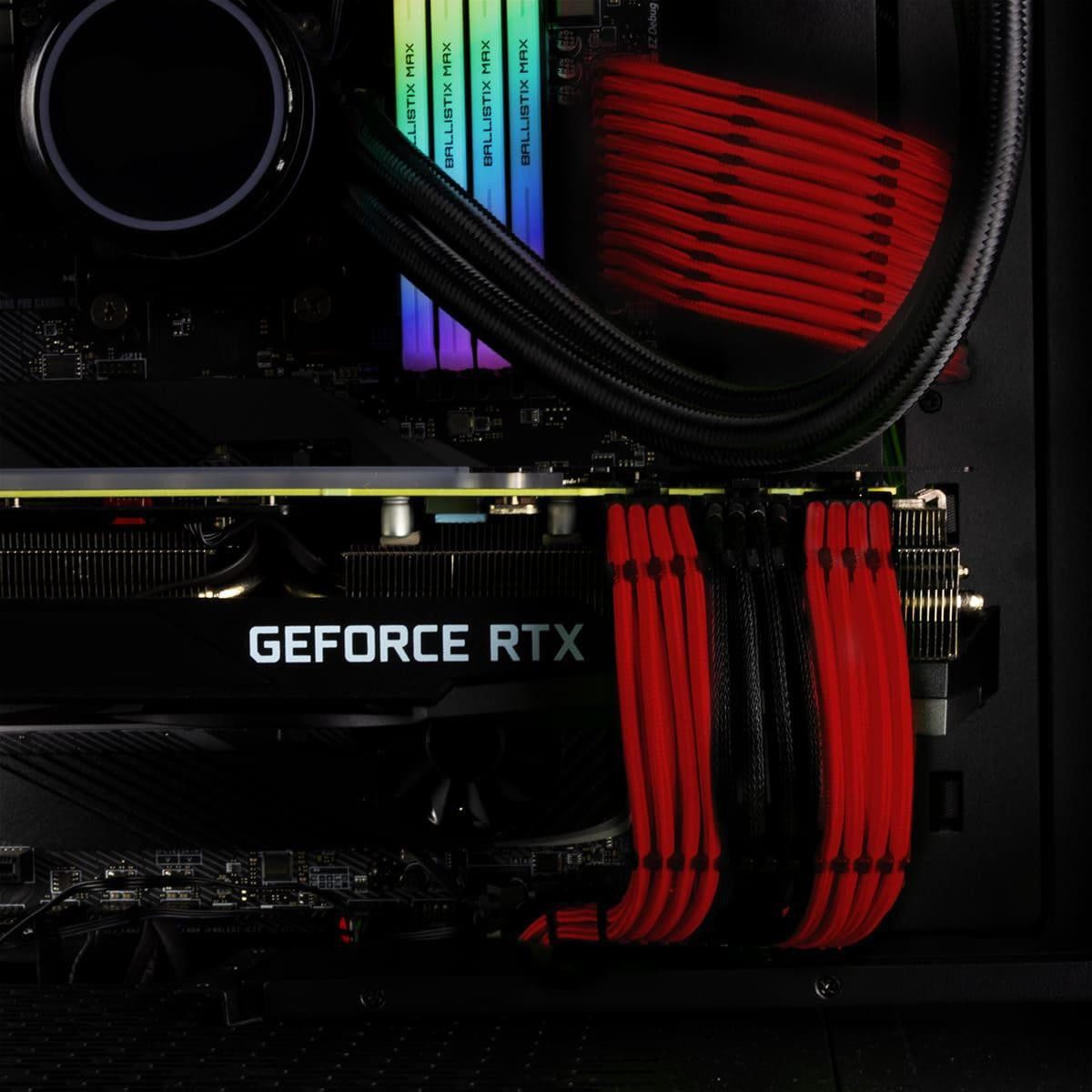 ONE GAMING Kabel-Sleeve-Set - Rot - Computer-Kabel