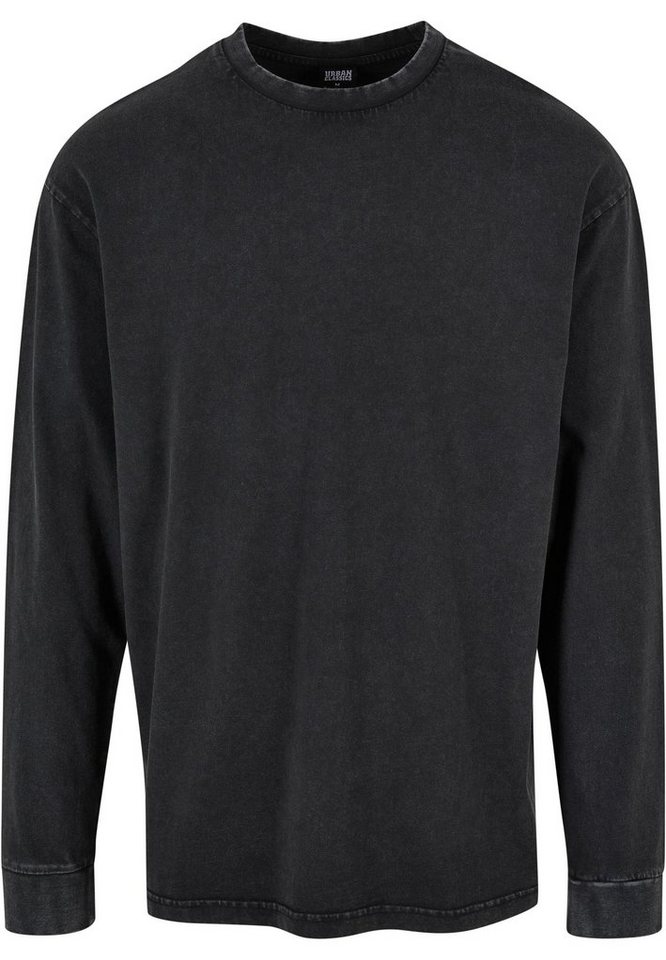 URBAN CLASSICS T-Shirt Herren Heavy Boxy Acid Wash Longsleeve (1-tlg),  Stylisches T-Shirt aus angenehmer Baumwollmischung