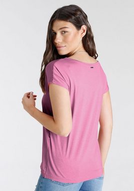 Laura Scott Shirtbluse aus Satin und Jersey