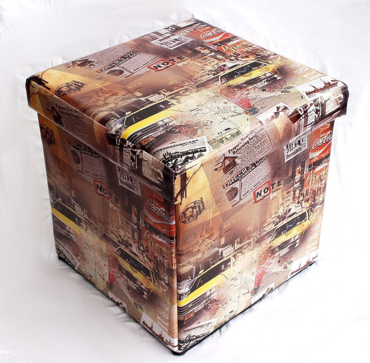 DanDiBo Sitzhocker aus Kunstleder Sitzhocker 2009 günstig online kaufen