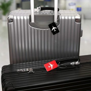 Rnemitery Gepäckanhänger Kofferanhänger Koffer Aluminium Gepäckanhänger 6 Stück (6-St)