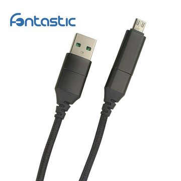 fontastic Datenkabel Quattro USB-Kabel, USB-C, USB-A, Micro-USB