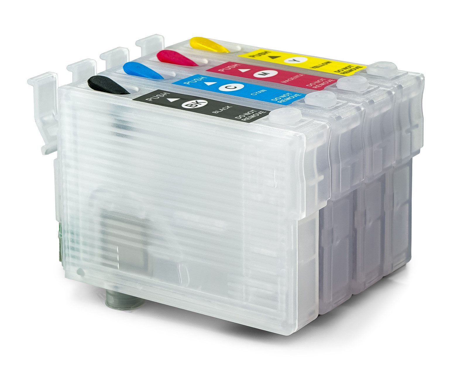 OCTOPUS Befüllbare Fill In Druckerpatronen komp. für E604 m. Autoresetchip Tintenpatrone