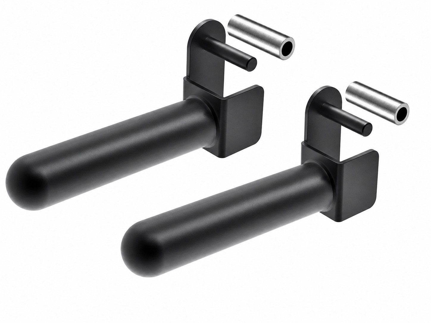 BeneLabel Hantelscheibenständer 2er Set für Power Rack, (2-St), Platzsparender Power Rack Aufsatz für olympische Hantelscheiben