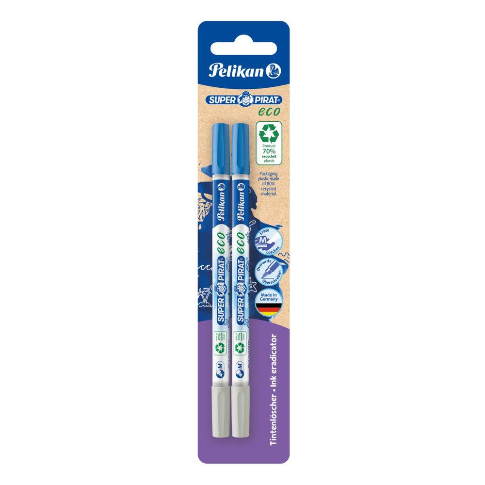 Pelikan Tintenkiller Pelikan - 2 Tintenlöscher Super Pirat - Strichstärke M