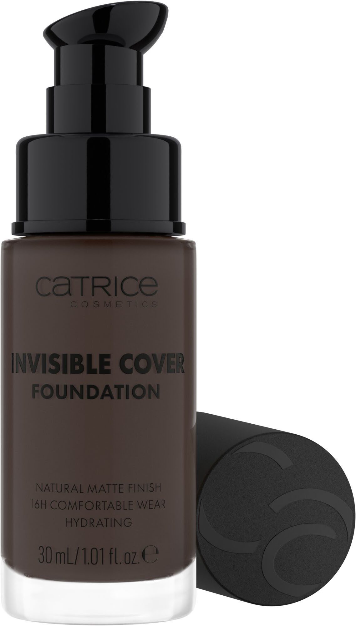 Catrice Foundation INVISIBLE COVER FOUNDATION, 3er Pack, mit langanhaltendem Finish