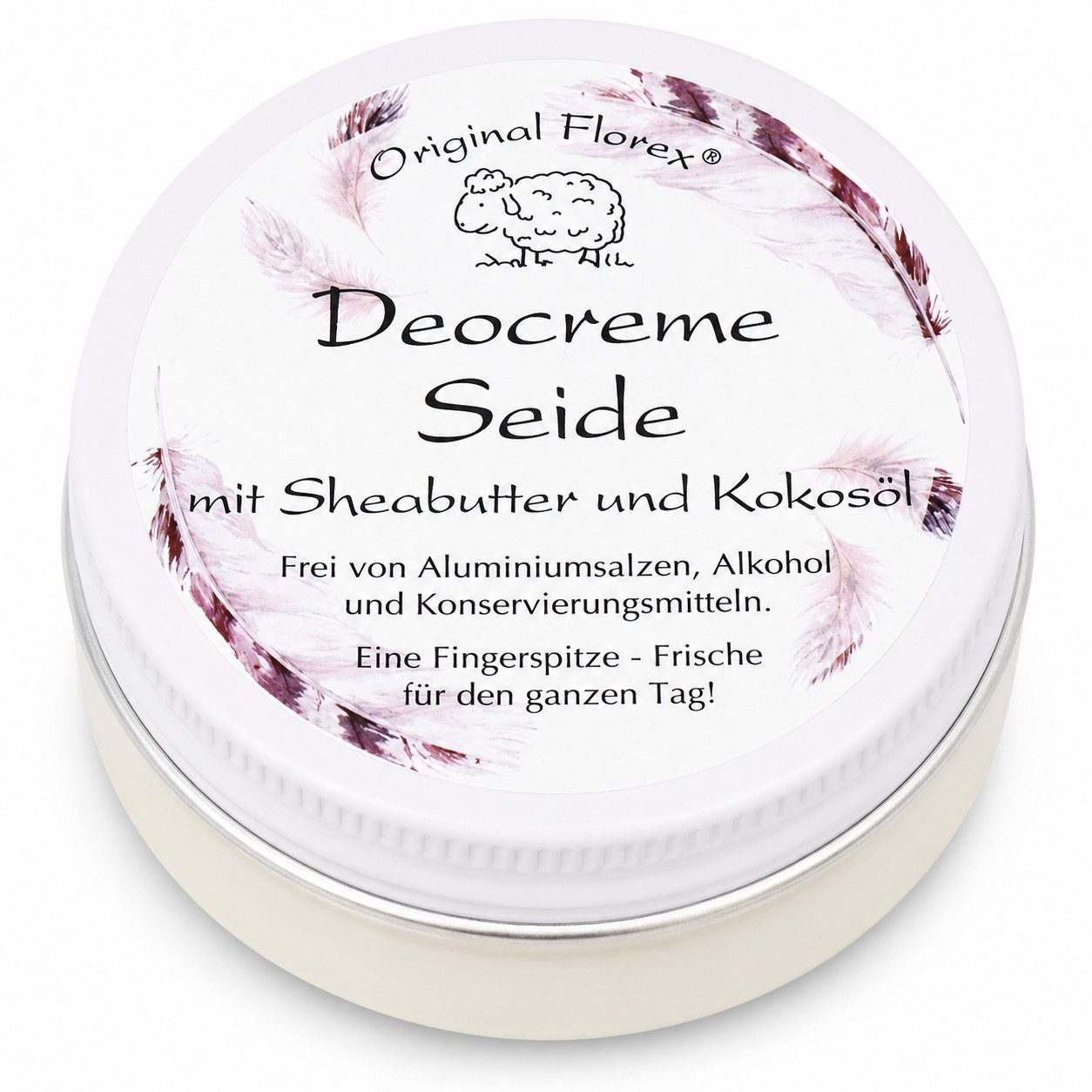 Gerlinde Hofer _ Florex GmbH Deo-Creme Seide, 1-tlg., mit Sheabutter und Kokosöl 40 ml